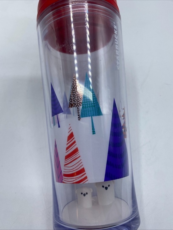 Starbucks Other - Starbucks Tumbler Holiday Edition 3D Polar Bears  Winter Landscape Geometric Tre